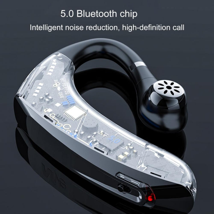 DS800 Bluetooth 5.0 Universal Hanging Ear Style Business Sports Wireless Bluetooth Earphone, Upgrade Version (Black) by bashfashion