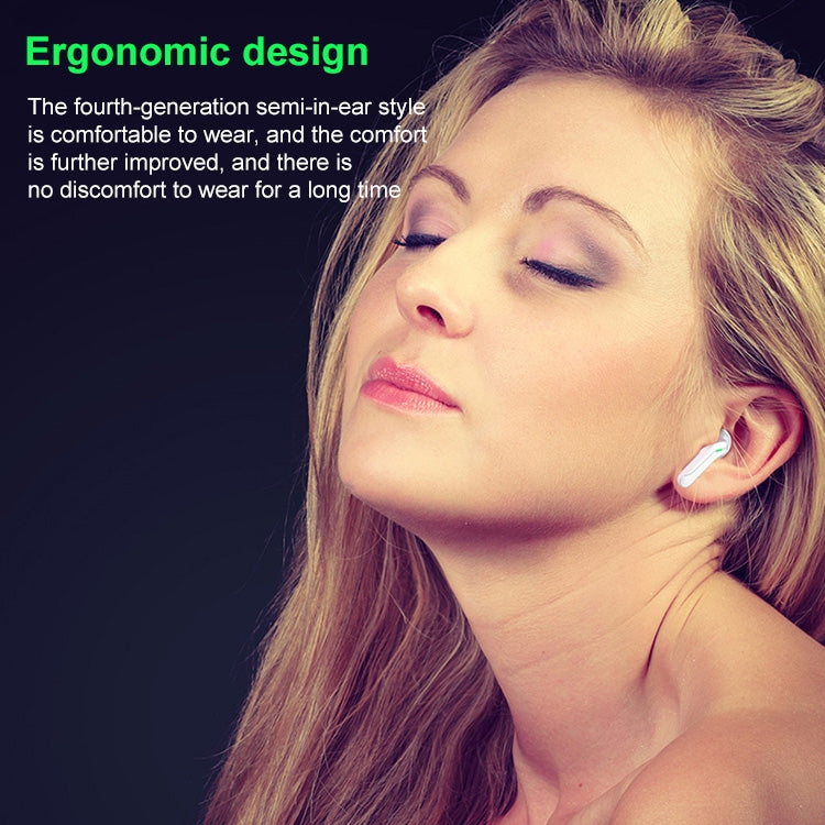 Lenovo XT85 TWS Gaming Wireless Bluetooth Earphone (Black) by Lenovo