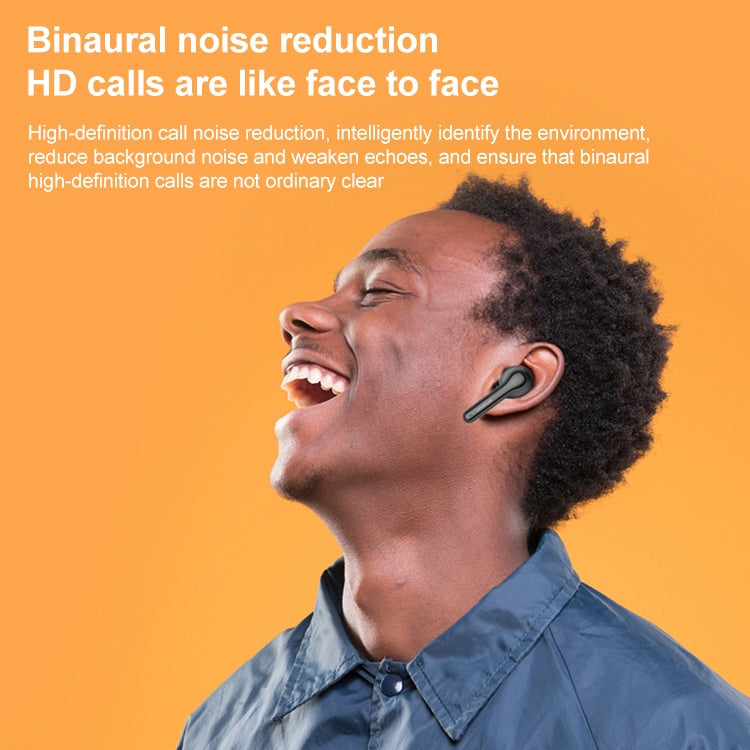 ETE-51 TWS In-Ear Wireless Touch Control Bluetooth 5.0 Sports Earphones (White) by bashfashion