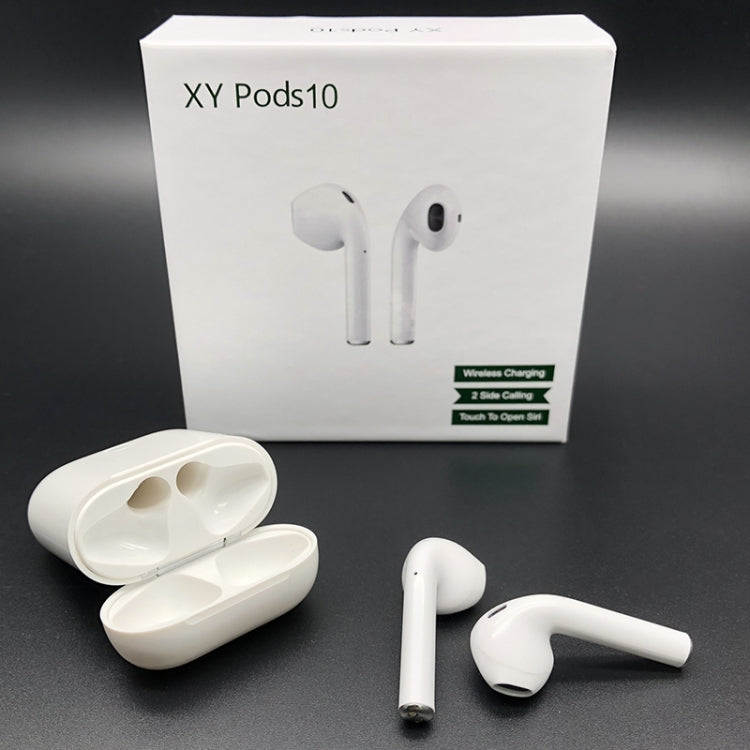 Lanpice XY-PODS10 TWS Bluetooth Headset 5.0 Full Touch Support Open Cover Popup Bluetooth Headset Support Wireless Charge Function by bashfashion
