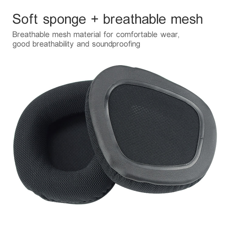 2 Pairs For Corsair Void RGB Pro Headphone Cushion Mesh Cloth Cover Earmuffs Replacement Earpads by bashfashion