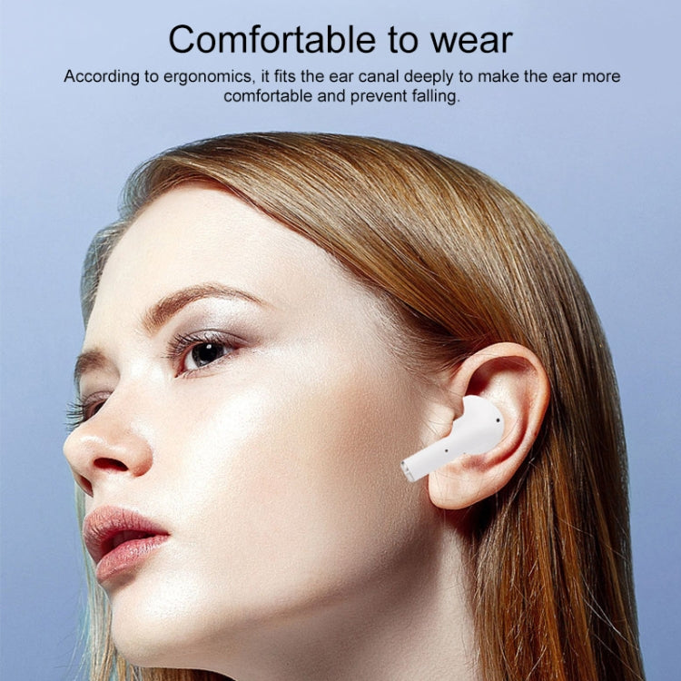 Pro 8 In-ear Touch Digital Display TWS Mini Wireless Bluetooth Earphone (White) by bashfashion