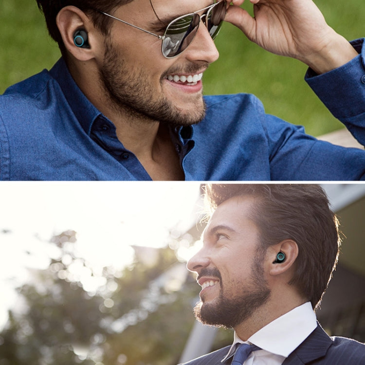 S5 Twins Sports Magnetic Ear-in TWS Bluetooth V5.0 Wireless Earphones(Gold) by bashfashion