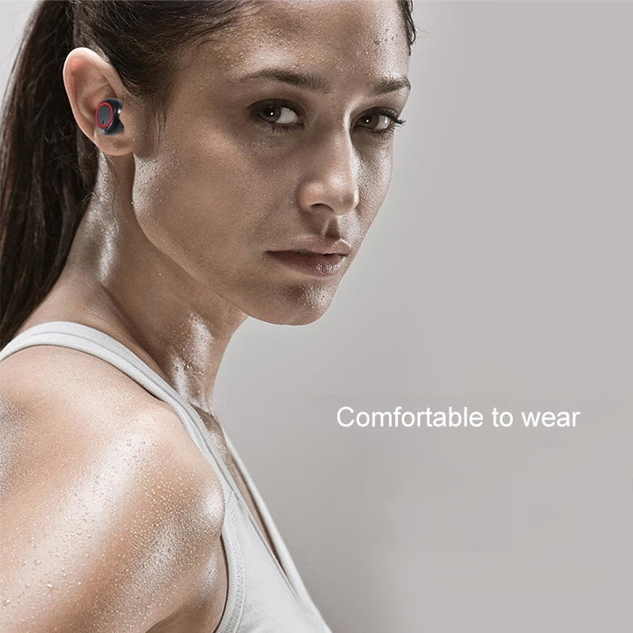 BTH-K08 TWS V5.0 Wireless Stereo Bluetooth Headset with Charging Case by bashfashion