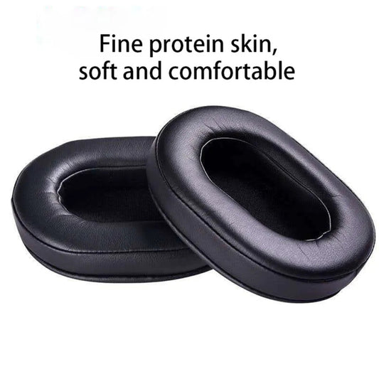 1 Pair Soft Sponge Earmuff Headphone Jacket for Audio-technica ATH-MSR7 / M50X / M20 / M40 / M40X(Black) by bashfashion
