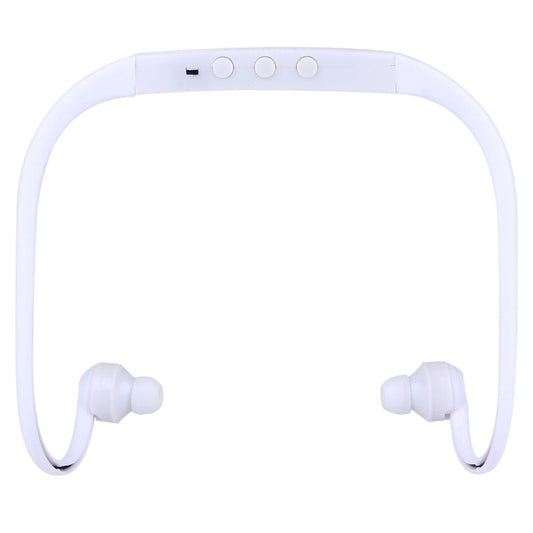 506 Life Waterproof Sweatproof Stereo Wireless Sports Earbud Earphone In-ear Headphone Headset with Micro SD Card Slot, For Smart Phones & iPad & Laptop & Notebook & MP3 or Other Audio Devices, Maximum SD Card Storage: 8GB(White) by bashfashion