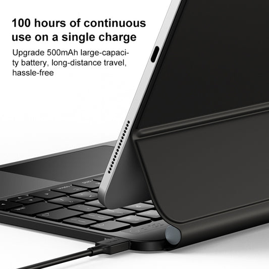 MOMAX KB3M MAG LINK Wireless Suspended Magnetic Keyboard Leather Case For iPad Pro 11 2022 / 2021 / 2020 / 2018 / Air 2022 / 2020 10.9 (Black) by MOMAX