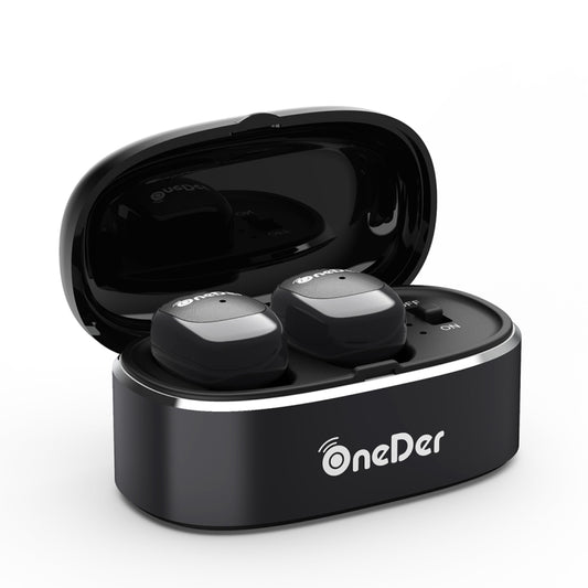 Oneder W11 True TWS Wireless Bluetooth Earphones Earbuds Stereo Headset(Black) by OneDer