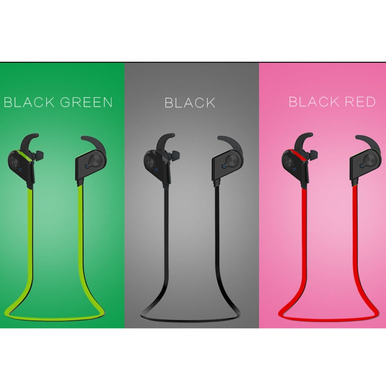 S20 Magnetic Switch Sweatproof Motion Wireless Bluetooth In-Ear Headset with Indicator Light & Mic, Distance: 10m, For iPad, Laptop, iPhone, Samsung, HTC, Huawei, Xiaomi, and Other Smart Phones(Green) by bashfashion