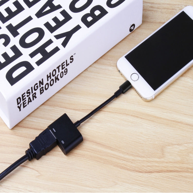 7565S 8 Pin to HDMI HDTV Projector Video Adapter Cable for iPad(Grey) by Onten