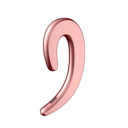 B18 Bone Conduction Bluetooth V4.1 Sports Headphone Earhook Headset, For iPhone, Samsung, Huawei, Xiaomi, HTC and Other Smart Phones or Other Bluetooth Audio Devices(Rose Gold)