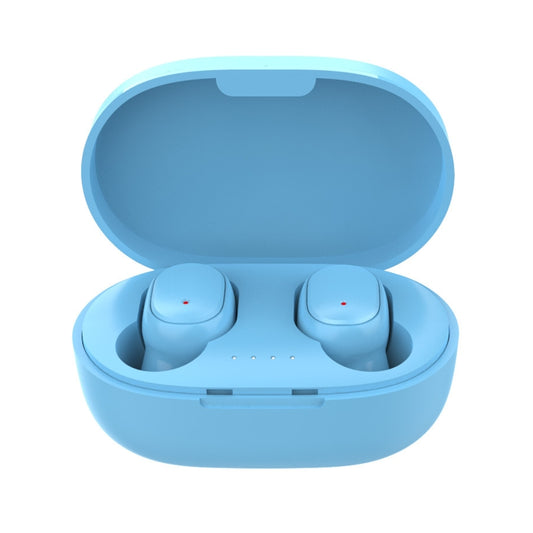 A6S IPX4 Waterproof Bluetooth 5.0 Wireless Bluetooth Earphone with Charging Box, Support for HD Calls & Siri & IOS Power Display (Blue) by bashfashion