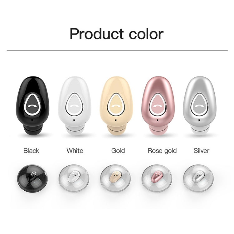 YX01 Sweatproof Bluetooth 4.1 Wireless Bluetooth Earphone with Charging Box, Support Memory Connection & HD Call(White) by bashfashion