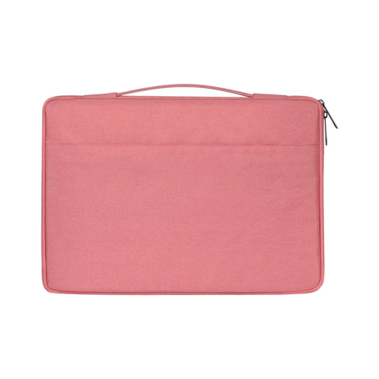 15.6 inch Fashion Casual Polyester + Nylon Laptop Handbag Briefcase Notebook Cover Case, For Macbook, Samsung, Lenovo, Xiaomi, Sony, DELL, CHUWI, ASUS, HP(Pink) by bashfashion