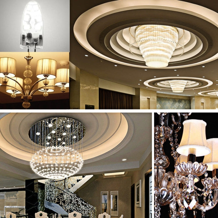G4 2W 180LM Corn Light Bulb, 12 LED SMD 2835 Silicone, DC 12V, Big Size: 3.9x1.4x0.9cm(White Light) by bashfashion