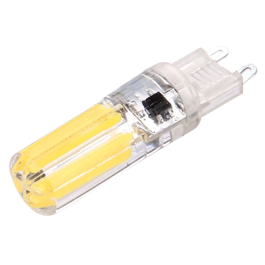 G9 4W Silicone Dimmable 8 LED Filament Light Bulb for Halls, AC 220-240V(Warm White) by bashfashion