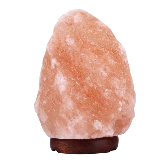 E12 Medium Dimmable Himalayan Salt Lamp , Crystal Rock Healthy Table Desk Lamp Night Light with Wood Base & Bulb & Switch, Medium Size Weight 2-3KG, AC 110V, US Plug by bashfashion
