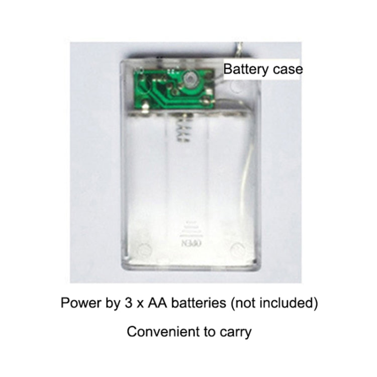 6m 40 LEDs Cherry Blossom Holiday Decorative Light, Battery Powered (Colorful Light) by bashfashion