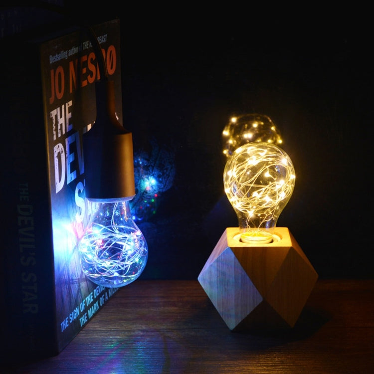 G95 E27 3W 80 LM Filament Retro Fairy LED String Light Bulb, AC 220V (Colorful Light) by bashfashion