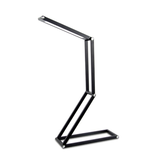LED Desk Lamp 3W Folding Adjust USB Charging Eye Protection Table Lamp(Black) by Fonkin
