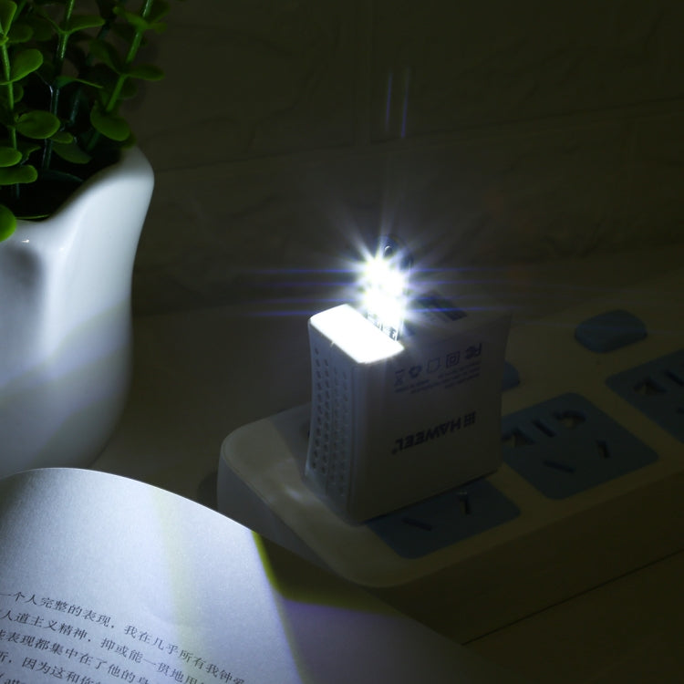 4 LEDs Ultra Thin Energy Saving USB Light (White Light) by bashfashion