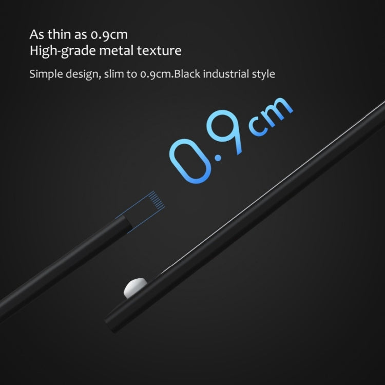 60cm Original Xiaomi Youpin YEELIGHT LED Smart Human Motion Sensor Light Bar Rechargeable Wardrobe Cabinet Corridor Wall Lamps(Black) by Xiaomi
