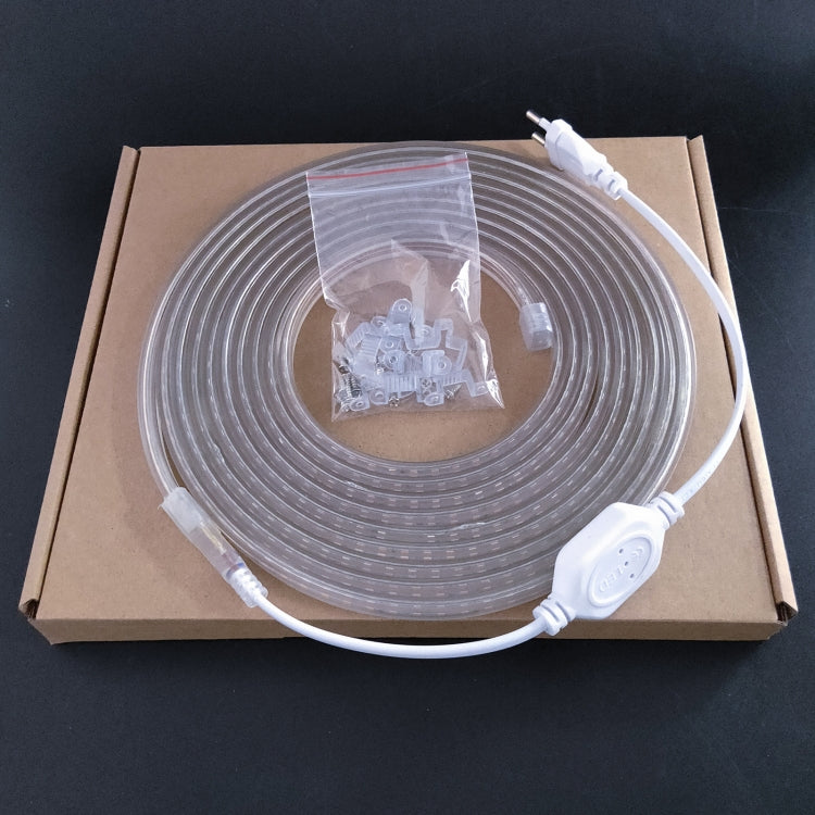 10m SMD 2835 1200 LEDs Strip Light, AC 220V-240V, EU Plug (White Light) by bashfashion