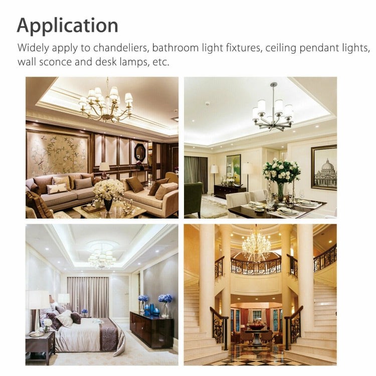 E12 102 LEDs SMD 2835 6000-6500K LED Corn Light, AC 110V(White Light) by bashfashion