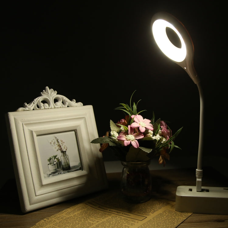 400LM 16 LEDs USB Portable Desk Lamp(White) by bashfashion