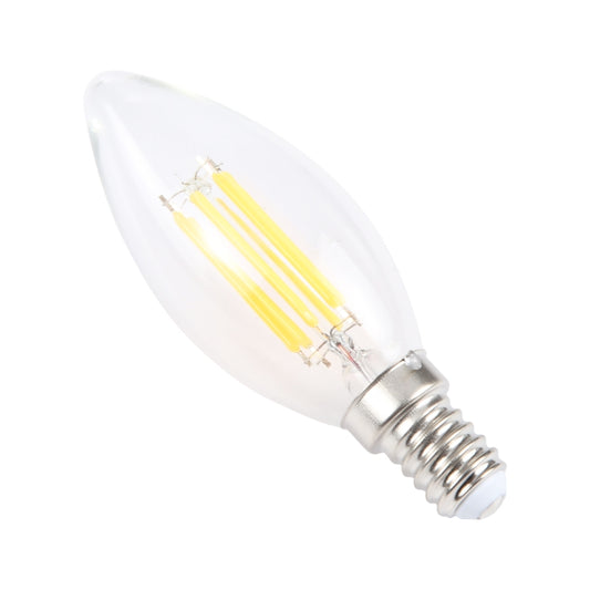 C35 E14 6W 4 LEDs 3000K Retro LED Flament Candle Light Bulb, AC 220V by bashfashion