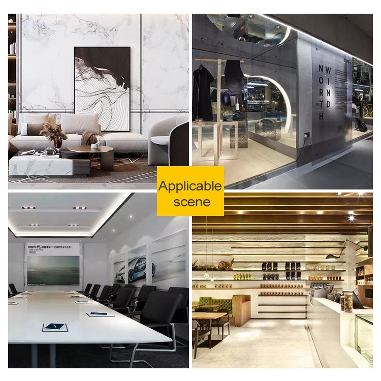 40W White Light Stage Exhibition Background Wall Spotlight LED Track Light by bashfashion