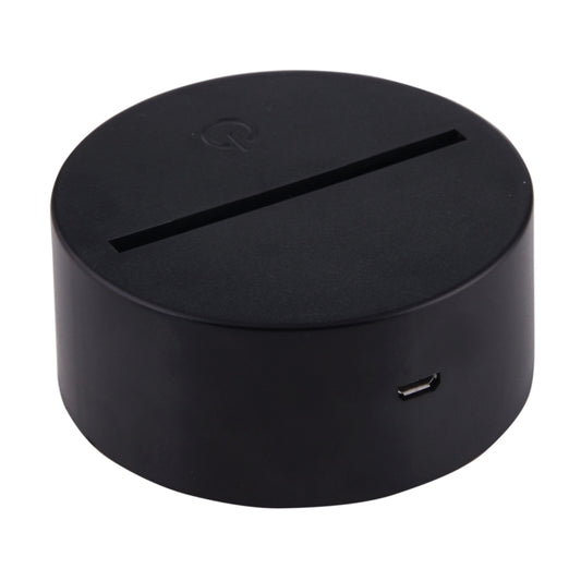 Car Style 3D Touch Switch Control LED Light , 7 Color Discoloration Creative Visual Stereo Lamp Desk Lamp Night Light by bashfashion