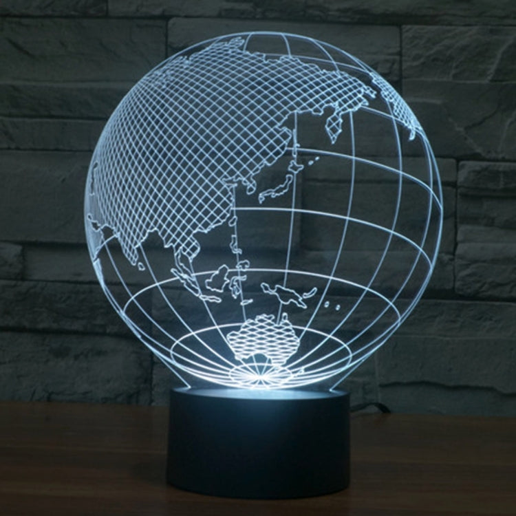 Asia Style 3D Touch Switch Control LED Light , 7 Color Discoloration Creative Visual Stereo Lamp Desk Lamp Night Light by bashfashion