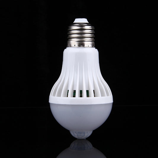 E27 5WInfrared Motion Sensor LED Light Bulb, Sensor Distance: 4-6m, AC 85-265V by bashfashion