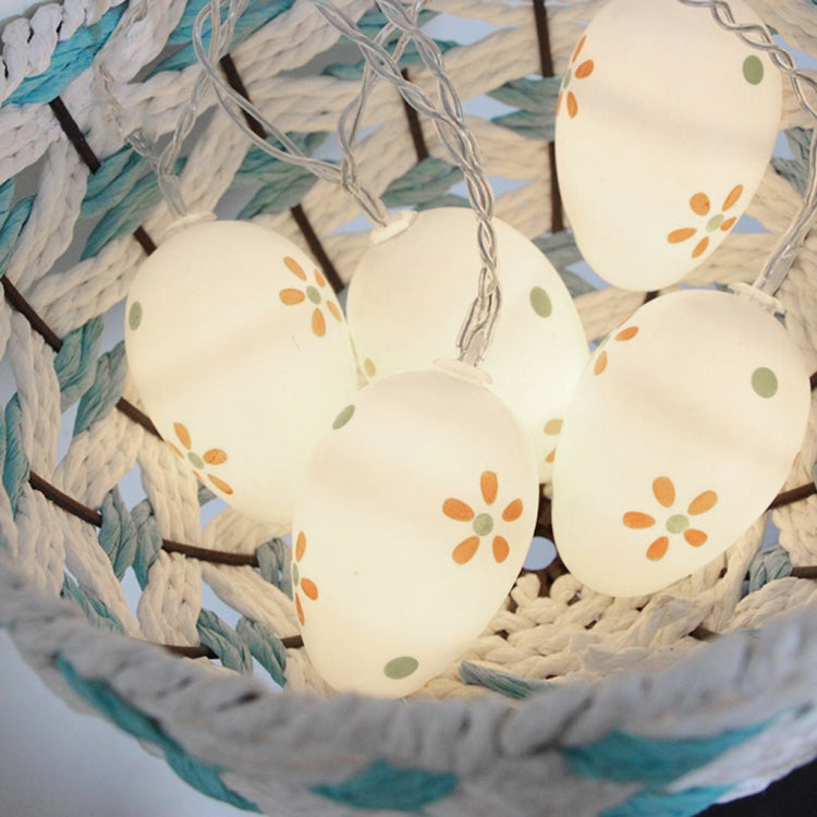 10 Bulbs LED Cute Easter Eggs Decorative Lamp Holiday Decorative Light Bulbs(Cool White) by bashfashion
