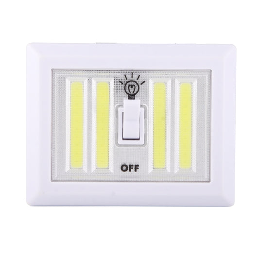 Mini White Light COB LED Wall Light , Switch Night Light Lamp by bashfashion