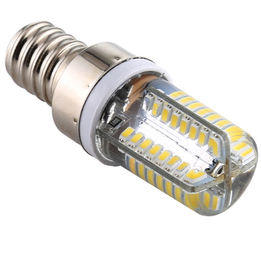 E12 SMD 3014 64 LEDs Dimmable LED Corn Light, AC 220V (White Light) by bashfashion