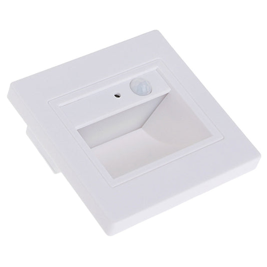 YK2306 Warm White Light Motion Sensor COB LED Wall Light for Stairs Step Corner, AC 85-265V by bashfashion