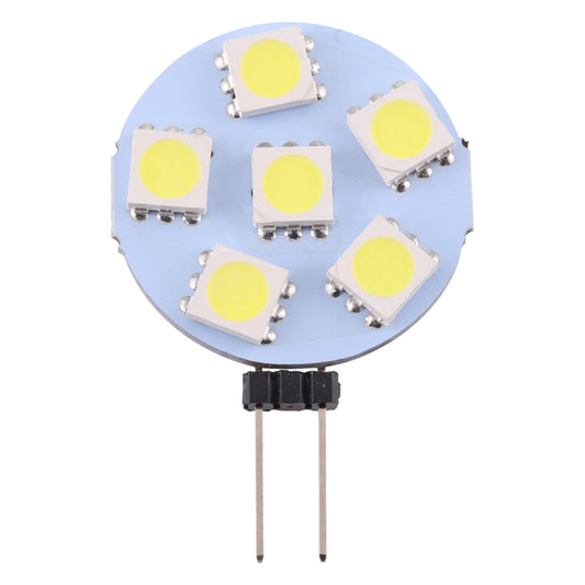 G4 6 LEDs SMD 5050 72LM 6000-6500K Stepless Dimming Energy Saving Light Pin Base Lamp Bulb, DC 12V (White Light) by bashfashion