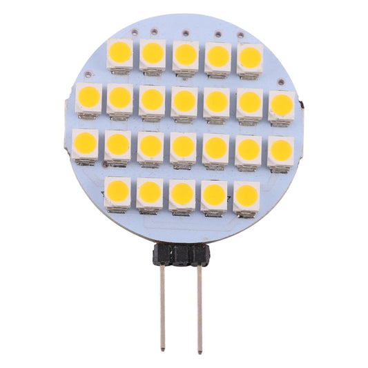G4 24 LEDs SMD 3528 168LM 2800-3200K Stepless Dimming Energy Saving Light Pin Base Lamp Bulb, DC 12V (Warm White) by bashfashion