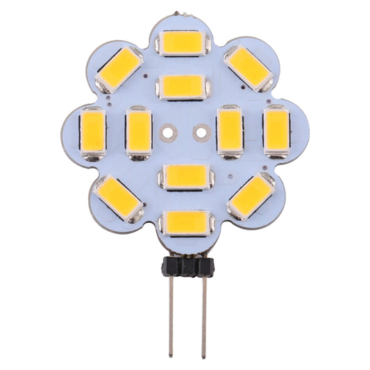 G4 12 LEDs SMD 5730 240LM 2800-3200K Plum Flower Shape Stepless Dimming Energy Saving Light Pin Base Lamp Bulb, DC 12V (Warm White) by bashfashion