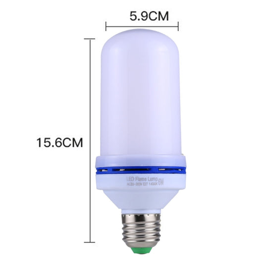 E27 6W LED Simulated Flickering Flame Effect Light Bulb , 1400K with 3 Modes, AC 85-265V by bashfashion