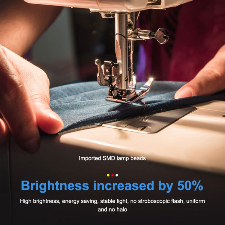 LED Sewing Machine Lamp USB Stepless Dimming Touch Magnet Working Energy-saving Lamp (Blue) by bashfashion