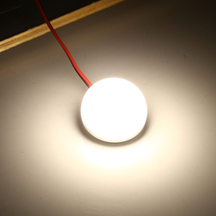 35mm 3W Semi-circular LED Bulbs, DC 24V (Warm White) by bashfashion