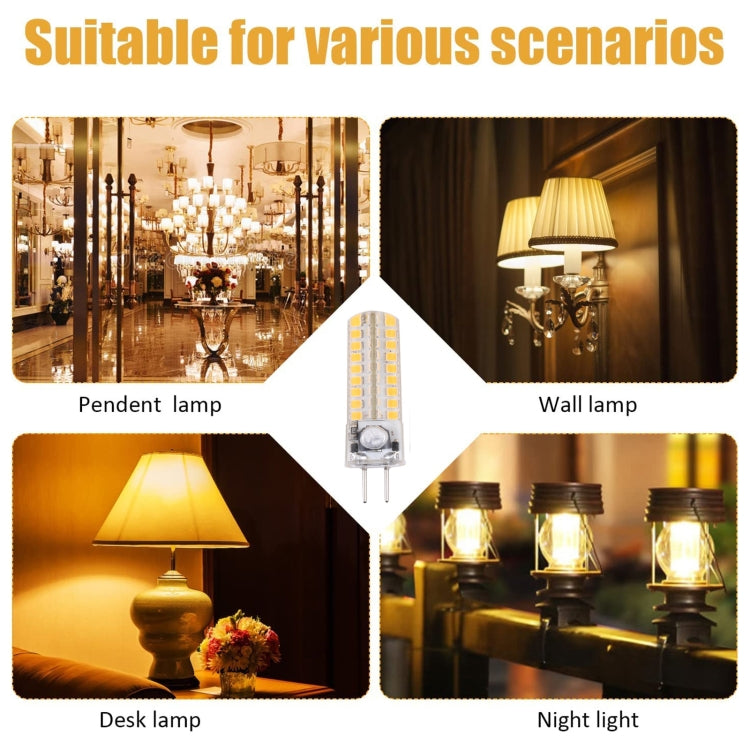 GY6.35 72 LEDs SMD 2835 Corn Light Bulb, AC/DC 12V (Warm White) by bashfashion