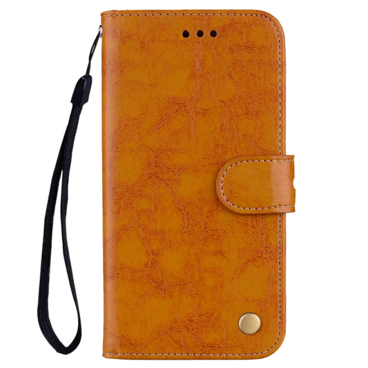 For Xiaomi Redmi 5 Plus Oil Wax Texture Horizontal Flip Leather Case with Holder & Card Slots & Wallet(Brown) by bashfashion