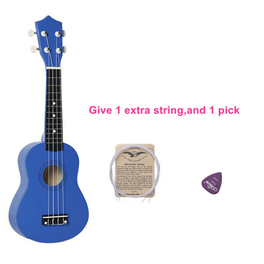 HM100 21 inch Basswood Ukulele Children Musical Enlightenment Instrument(Blue) by bashfashion
