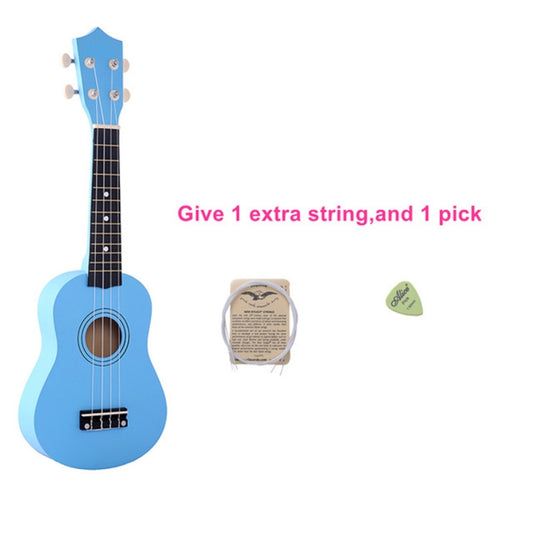 HM100 21 inch Basswood Ukulele Children Musical Enlightenment Instrument(Baby Blue) by bashfashion