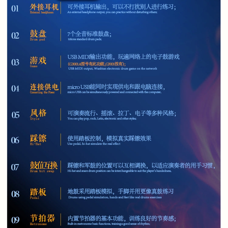 Portable Silicone Hand Roll USB Electronic Drum(Green) by bashfashion