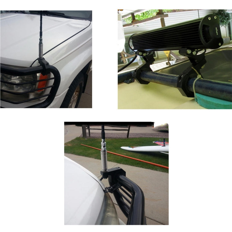 MB-EA076-1 Motorcycle Modification Accessories 20-30mm Universal Guardrail Spotlight Fixed Clip Bracket by bashfashion